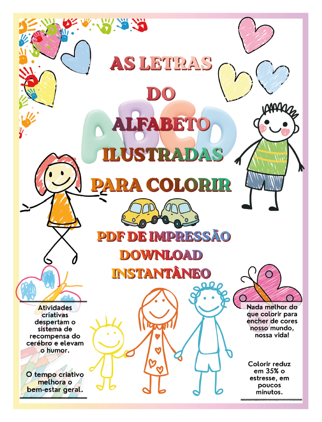 Capa do kit infantil Alfabeto Completo, presente da campanha Natal em Dupla
