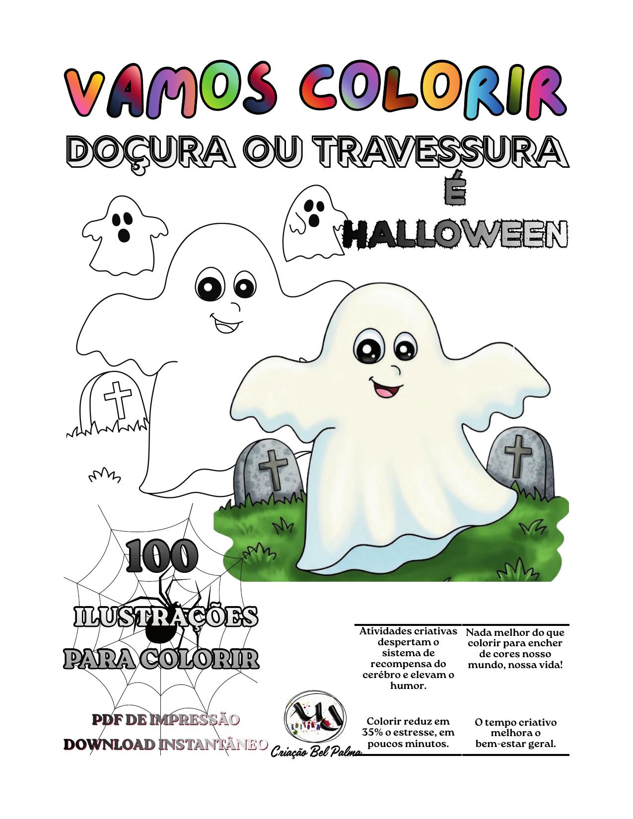 Capa do kit infantil Doçura ou Travessura: É Halloween, presente da campanha Natal em Dupla