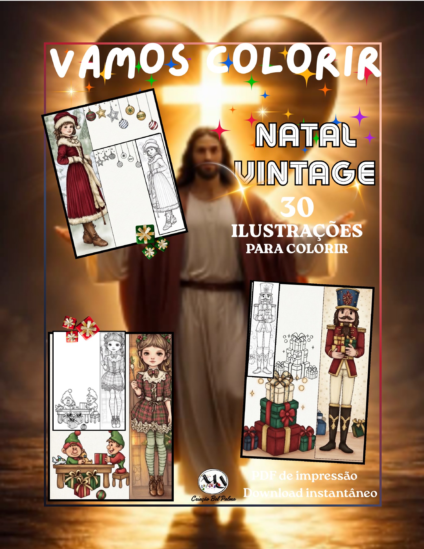 Capa do e-book Natal Vintage, da MDEDITORA