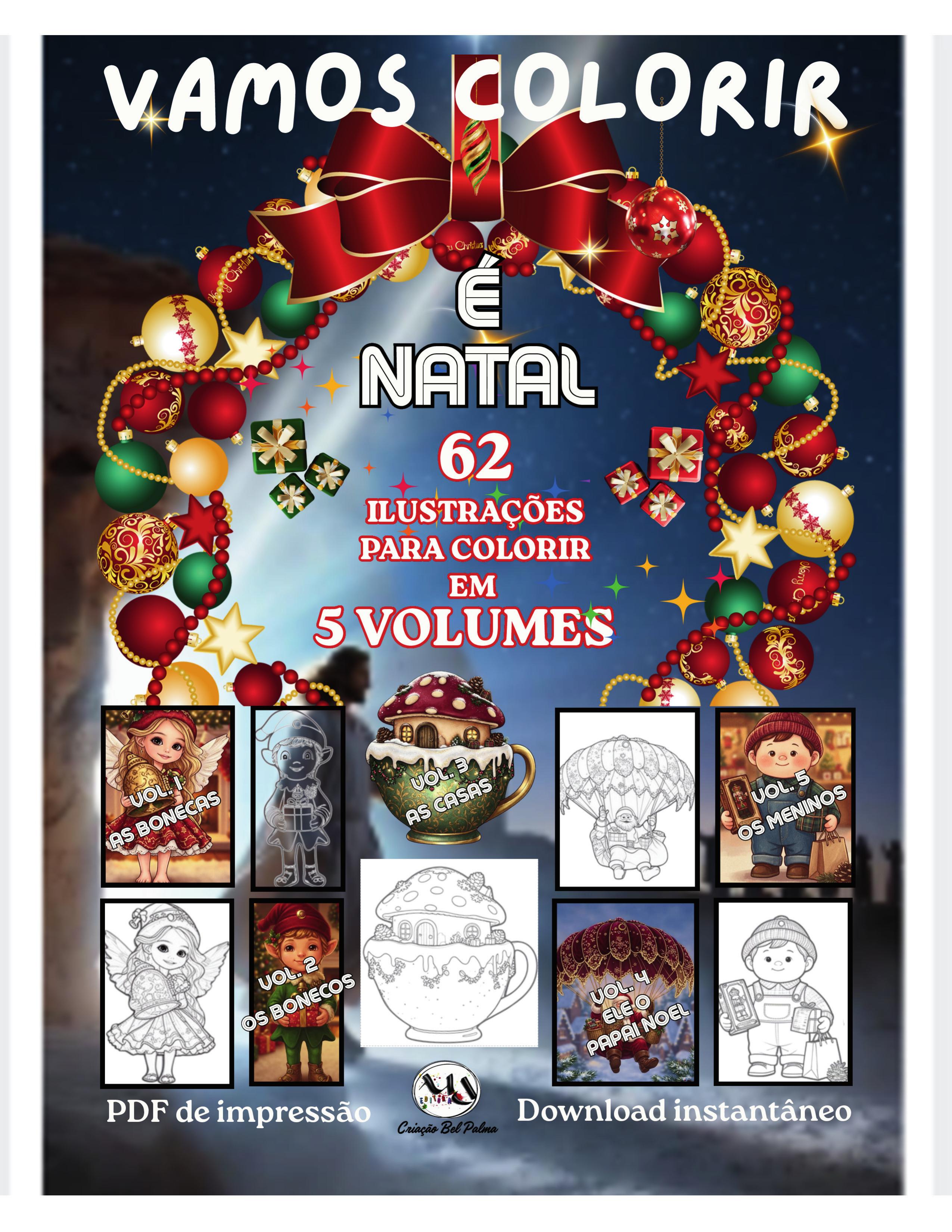 Capa do e-book É Natal, da MDEDITORA