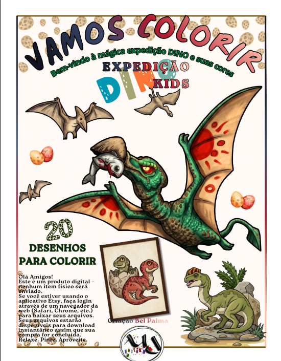 Capa do kit infantil Expedição Dino Kids, presente da campanha Natal em Dupla