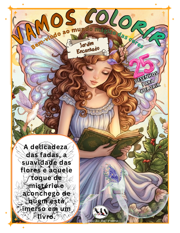 Capa do kit infantil Jardim Encantado, presente da campanha Natal em Dupla